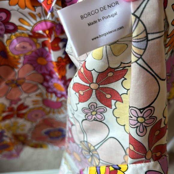 BORGO DE NOR Good Vibes Pink Biba Cotton Dress - Picture 10 of 16